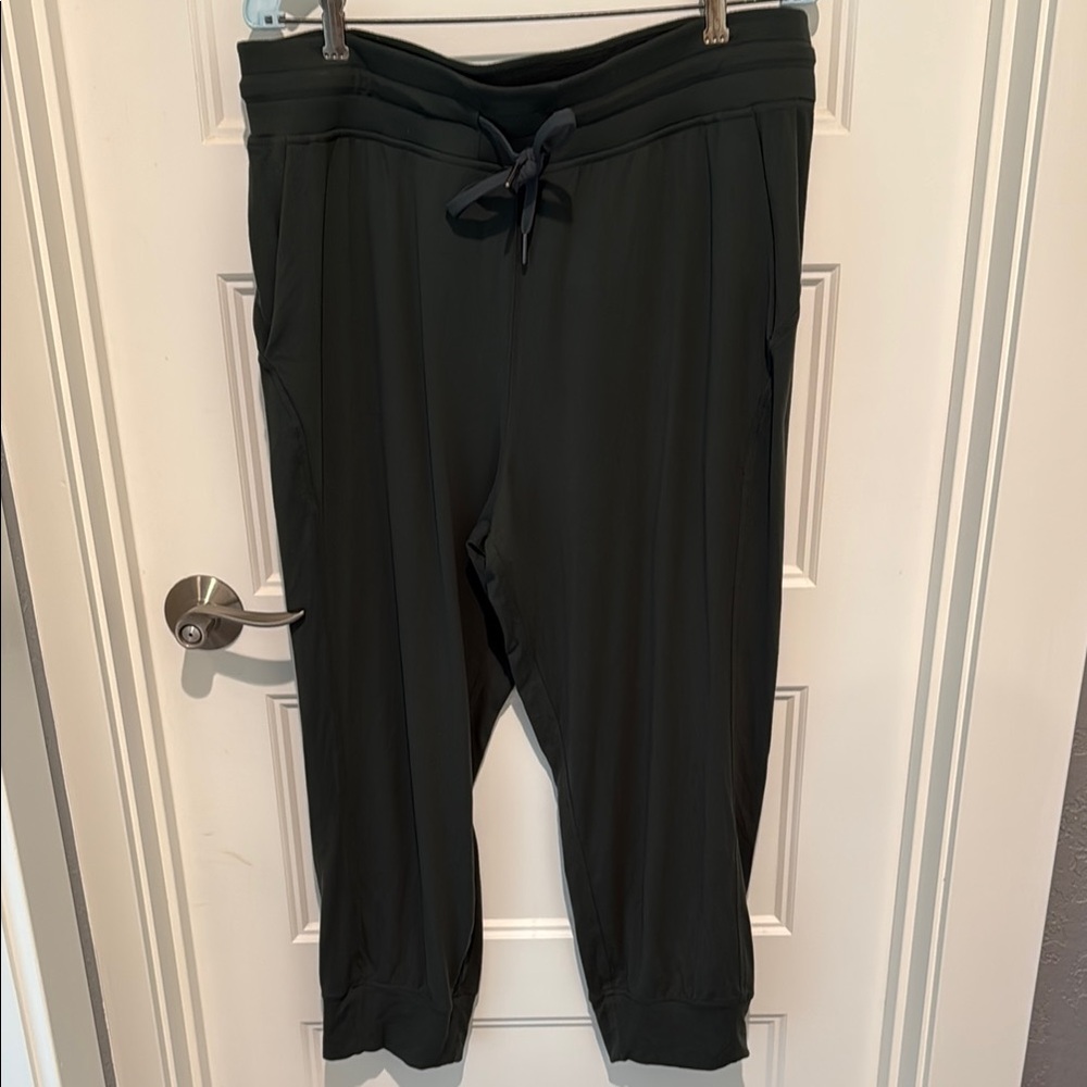Lululemon ready to rulu 14 smoke spruce cropped jogger like new